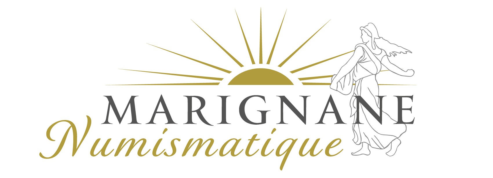 Logo marignane numismatique light