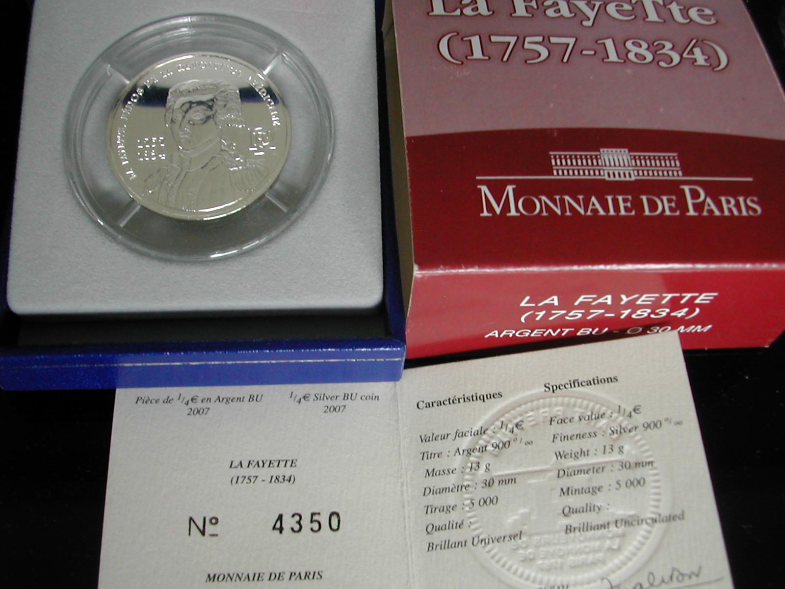 0 25 france 2007 la fayette a