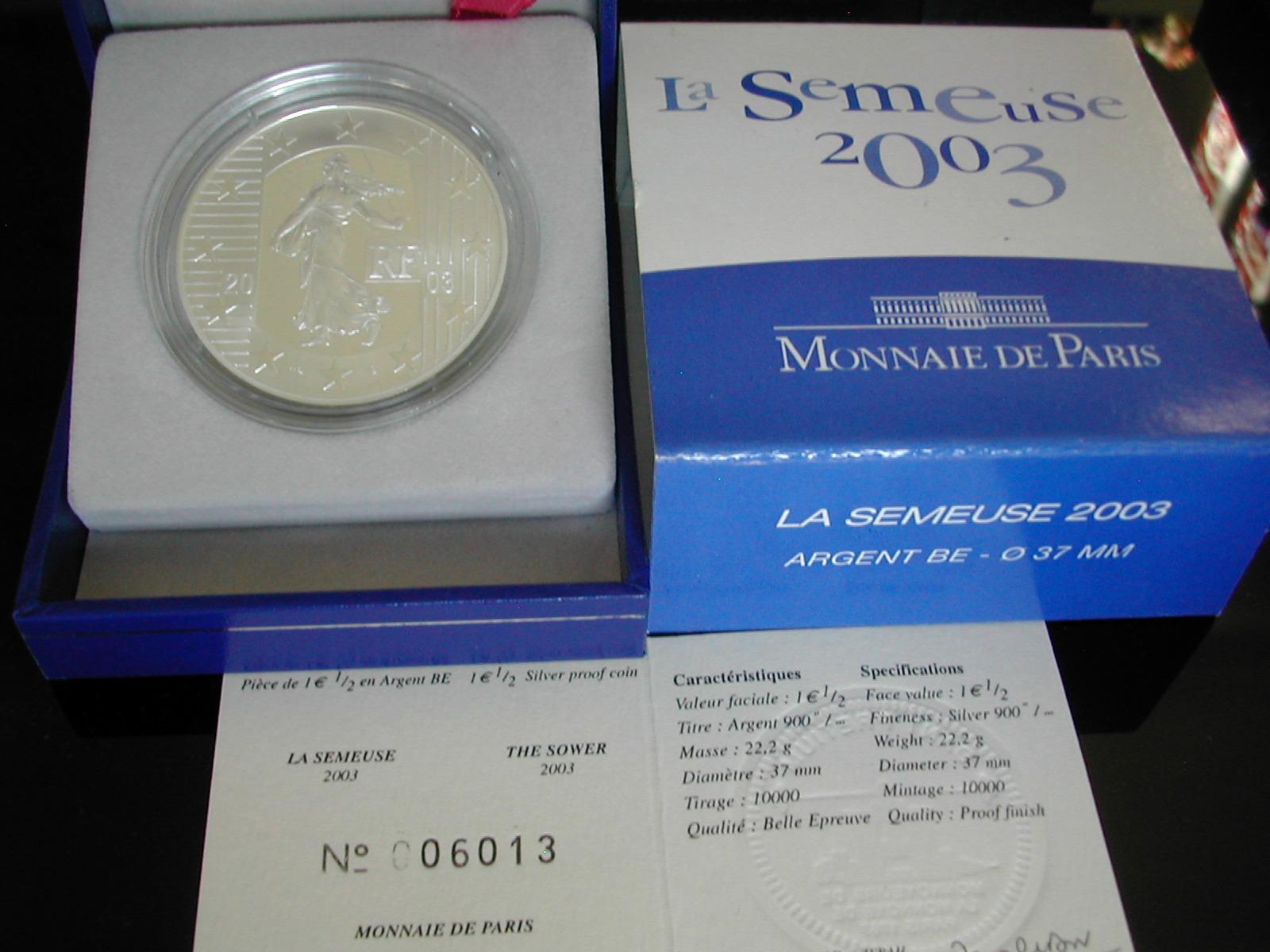 1 5 france 2003 la semeuse e