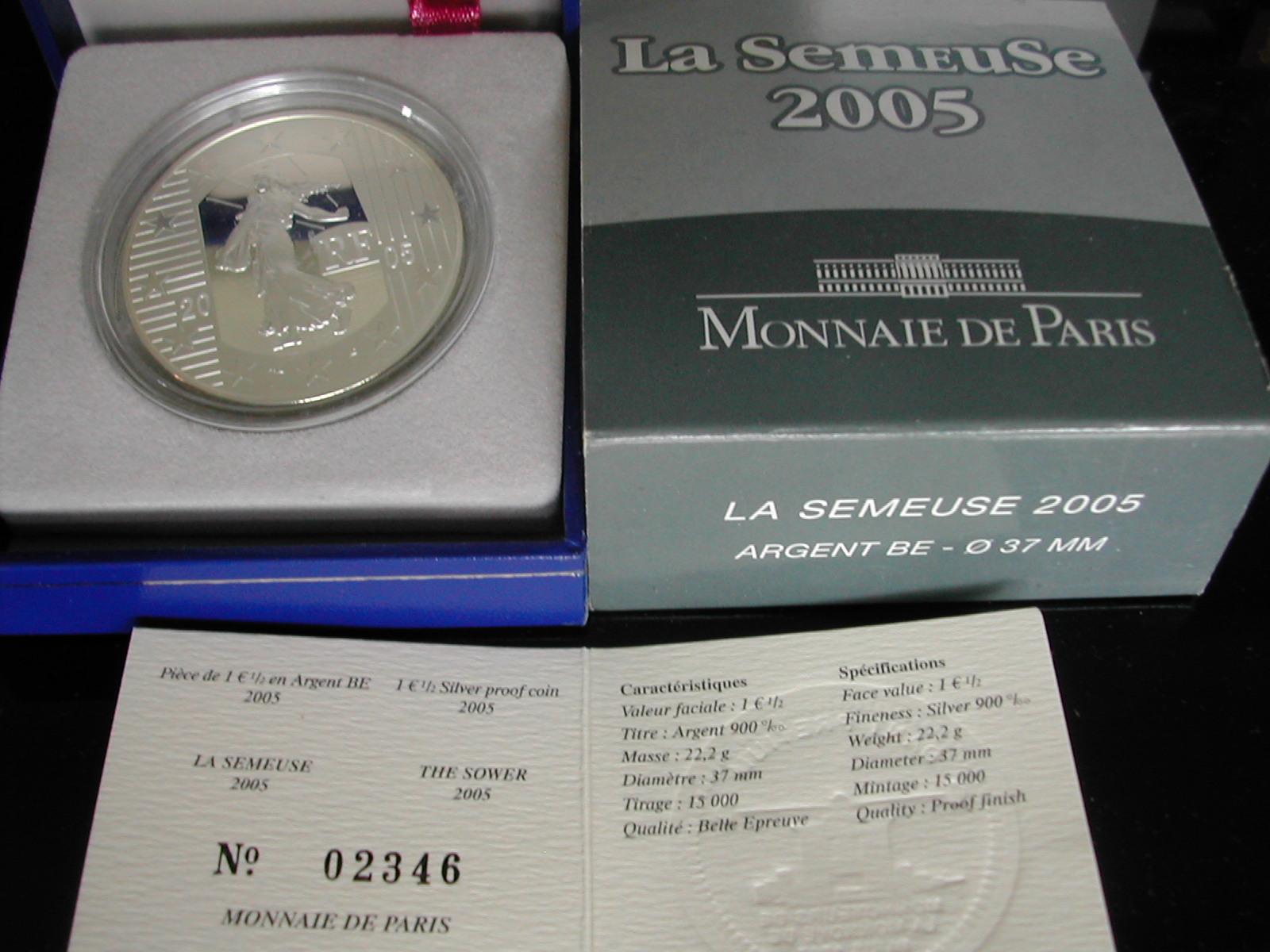 1 5 france 2005 semeuse a