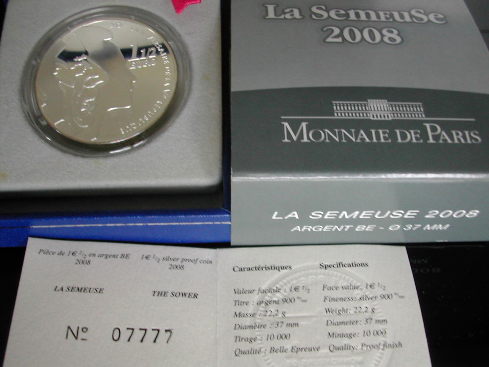 1 5 france 2008 semeuse a