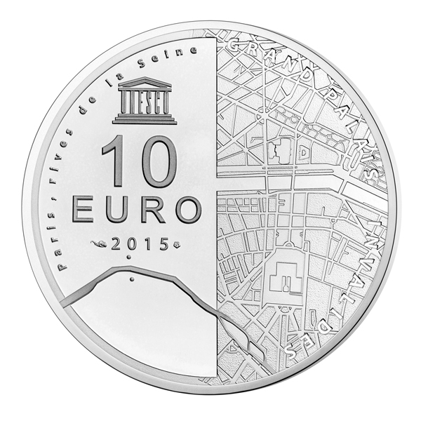 10 euro unesco 2015 paris rives de la seine b