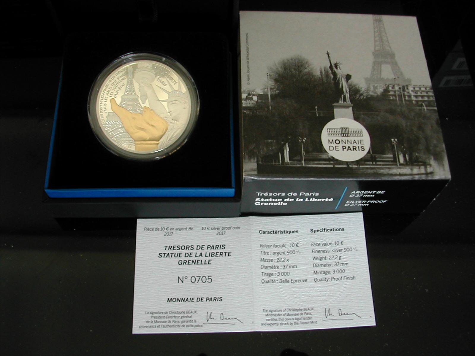 10 france 2017 statue de la liberte be a