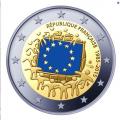 2 euro 30 ans drapeau bu france3
