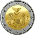 2 euro malte la paix 2017