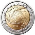 2 euros commemorative 2004 italie