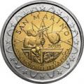 2 euros commemorative 2005 san marino