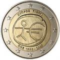 2 euros commemorative 2009 chypre 10 ans de l euro