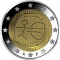 2 euros commemorative 2009 luxembourg 10 ans de l euro