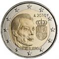 2 euros commemorative 2010 luxembourg