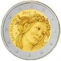 2 euros commemorative 2010 san marino