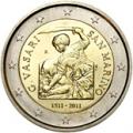 2 euros commemorative 2011 san marino