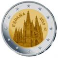 2 euros commemorative 2012 espagne