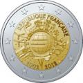 2 euros commemorative 2012 france 10 ans de l euro
