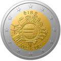 2 euros commemorative 2012 irlande 10 ans de l euro