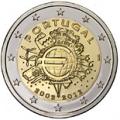 2 euros commemorative 2012 portugal 10 ans de l euro