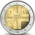 2 euros commemorative 2014 belgique croix rouge