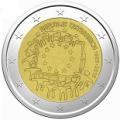 2 euros commemorative 2015 autriche drapeau europeen