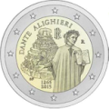 2 euros commemorative 2015 italie alighieri dante