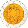 2 euros commemorative 2015 malte drapeau europeen