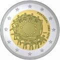 2 euros commemorative 2015 portugal drapeau europeen