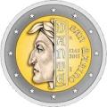 2 euros commemorative 2015 san marino dante