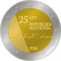 2 euros commemorative 2016 slovenie anniversaire independance