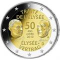 2 euros commemorative allemagne 2013 traite de l elysee