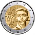 2 euros commemorative france 2013 coubertin