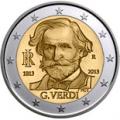 2 euros commemorative italie 2013 verdi