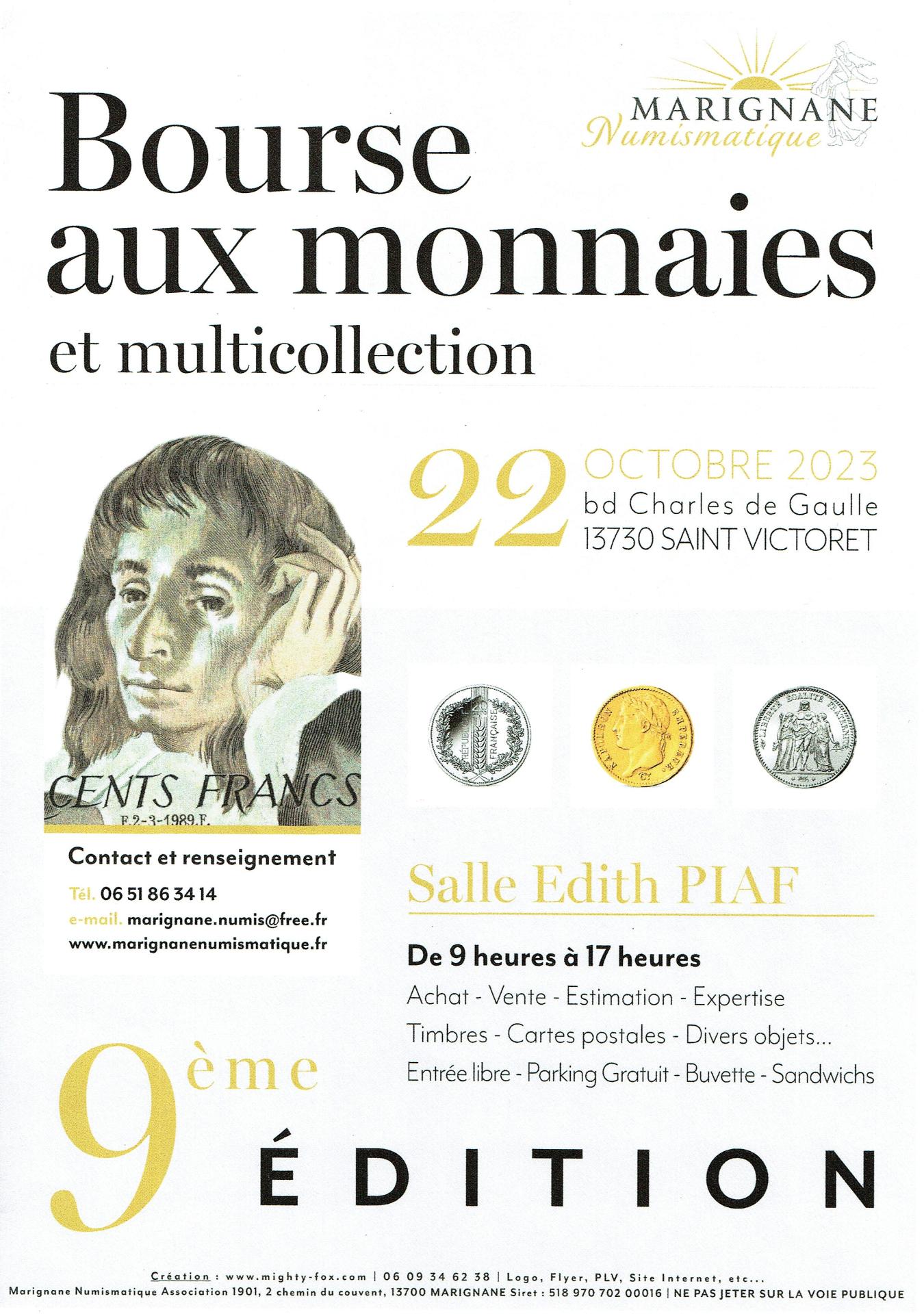 Affiche bourse 22 10 2023
