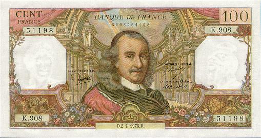 France 100 francs 1976 a