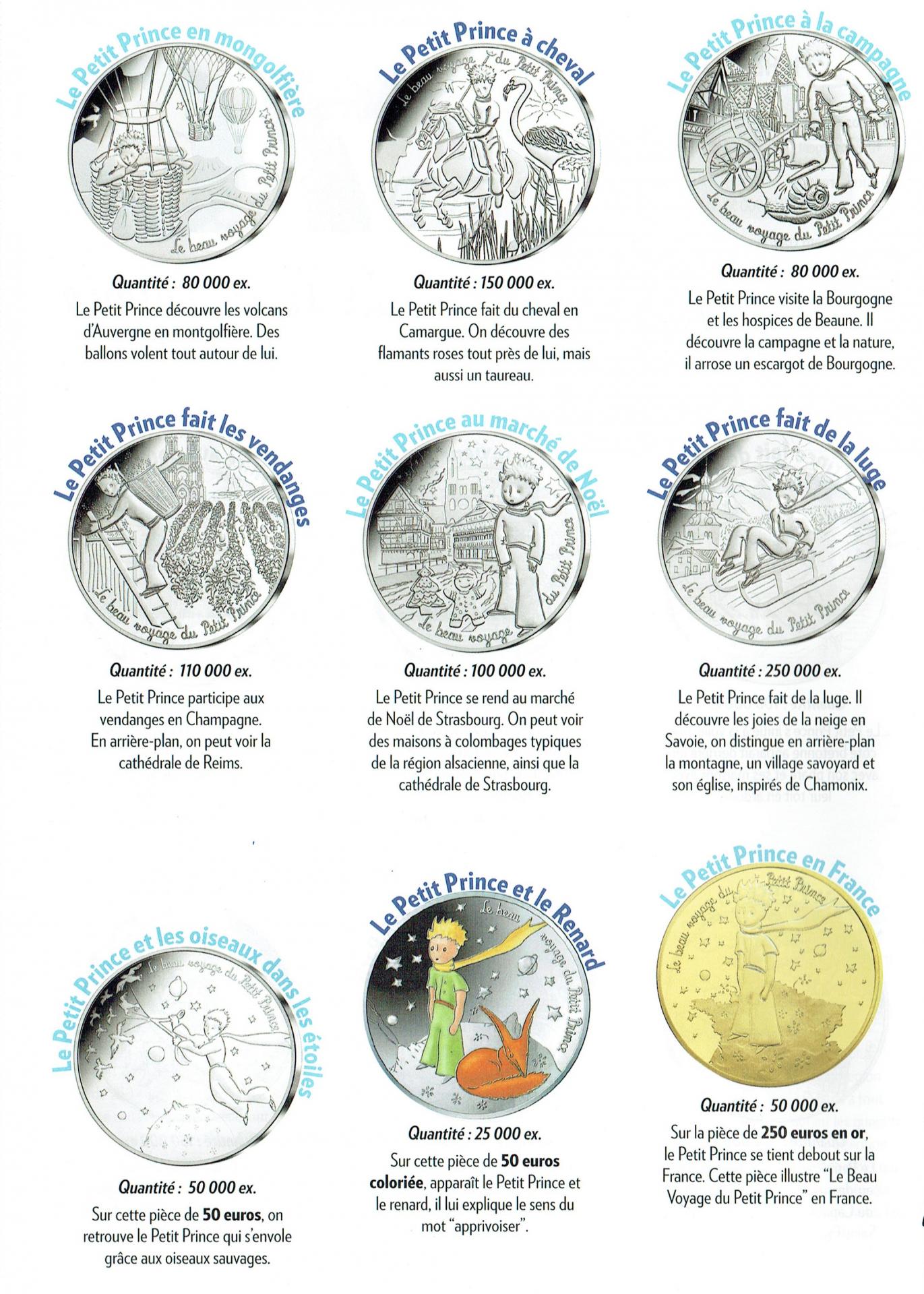 Pièces monnaie de Paris 2016 Petit Prince